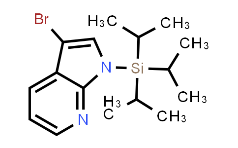 CAS No. 918525-02-7, 3-Bromo-1-(triisopropylsilyl)-1H-pyrrolo[2,3-b]pyridine