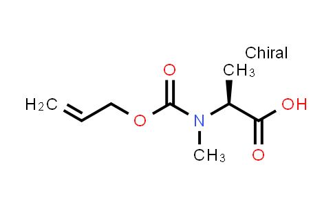 CAS No. 918531-01-8, N-((Allyloxy)carbonyl)-N-methyl-L-alanine