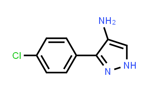 CAS No. 91857-91-9, 3-(4-Chlorophenyl)-1H-pyrazol-4-amine