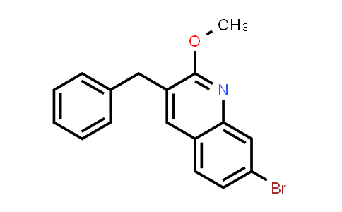 CAS No. 918648-51-8, 3-Benzyl-7-bromo-2-methoxyquinoline