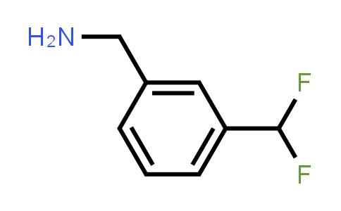 CAS No. 918810-95-4, 3-(Difluoromethyl)benzenemethanamine