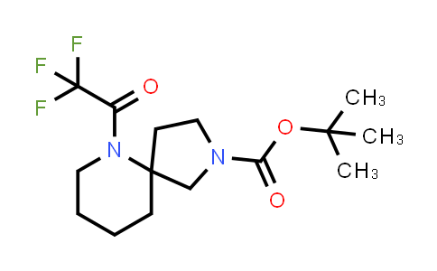 CAS No. 918896-28-3, 2,6-Diazaspiro[4.5]decane-2-carboxylic acid, 6-(2,2,2-trifluoroacetyl)-, 1,1-dimethylethyl ester