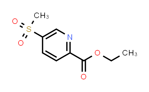 CAS No. 918967-32-5, Ethyl 5-(methylsulfonyl)picolinate
