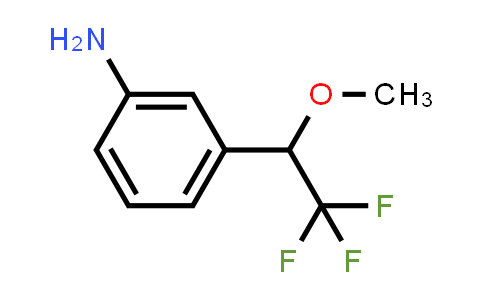 CAS No. 919278-50-5, 3-(2,2,2-Trifluoro-1-methoxyethyl)aniline