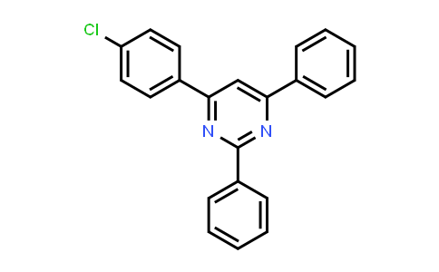 CAS No. 919301-53-4, 4-(4-CHLOROPHENYL)-2,6-DIPHENYLPYRIMIDINE