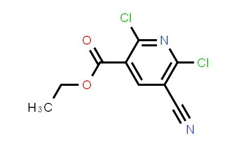 CAS No. 919354-52-2, Ethyl 2,6-dichloro-5-cyanopyridine-3-carboxylate