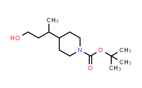 CAS No. 919360-49-9, tert-Butyl 4-(4-hydroxybutan-2-yl)piperidine-1-carboxylate