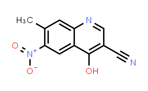 CAS No. 919482-00-1, 3-Quinolinecarbonitrile, 4-hydroxy-7-methyl-6-nitro-