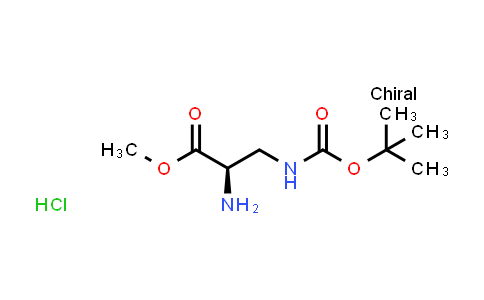 CAS No. 919792-96-4, (R)-Methyl 2-amino-3-((tert-butoxycarbonyl)amino)propanoate hydrochloride