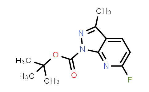 CAS No. 920036-29-9, 1-Boc-3-methyl-6-fluoro-1H-pyrazolo[3,4-b]pyridine