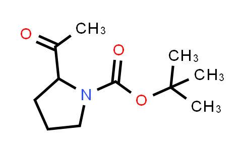 CAS No. 92012-22-1, tert-Butyl 2-acetylpyrrolidine-1-carboxylate