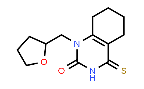 CAS No. 920158-82-3, 1-[(Oxolan-2-yl)methyl]-4-sulfanylidene-1,2,3,4,5,6,7,8-octahydroquinazolin-2-one
