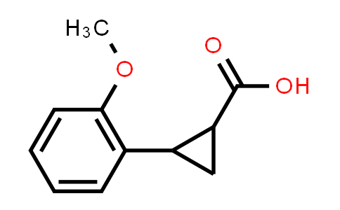 CAS No. 92016-93-8, 2-(2-Methoxyphenyl)cyclopropane-1-carboxylic acid