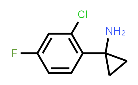 CAS No. 920501-75-3, Cyclopropanamine, 1-(2-chloro-4-fluorophenyl)-