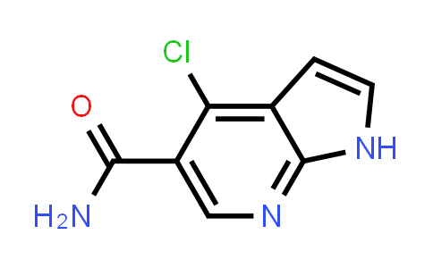 CAS No. 920966-13-8, 1H-Pyrrolo[2,3-b]pyridine-5-carboxamide, 4-chloro-