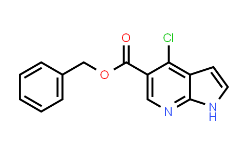 CAS No. 920966-39-8, 1H-Pyrrolo[2,3-b]pyridine-5-carboxylic acid, 4-chloro-, phenylmethyl ester