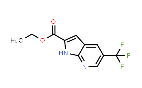 CAS No. 920978-97-8, 1H-Pyrrolo[2,3-b]pyridine-2-carboxylic acid, 5-(trifluoromethyl)-, ethyl ester
