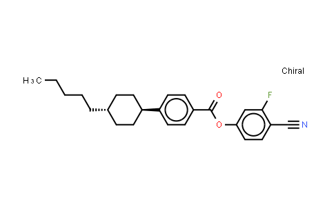 CAS No. 92118-84-8, 4-cyano-3-fluorophenyl 4-((1r,4s)-4-pentylcyclohexyl)benzoate