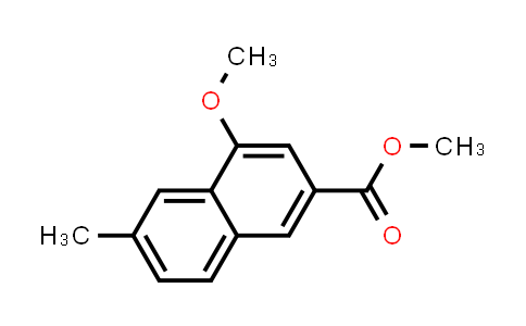CAS No. 92190-56-2, 2-Naphthalenecarboxylic acid, 4-methoxy-6-methyl-, methyl ester