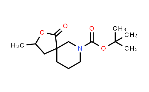 CAS No. 923009-63-6, 2-Oxa-7-azaspiro[4.5]decane-7-carboxylic acid, 3-methyl-1-oxo-, 1,1-dimethylethyl ester