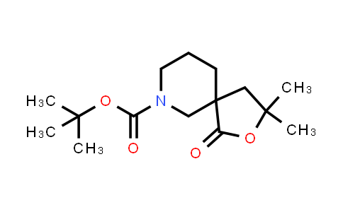 CAS No. 923009-67-0, 2-Oxa-7-azaspiro[4.5]decane-7-carboxylic acid, 3,3-dimethyl-1-oxo-, 1,1-dimethylethyl ester