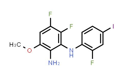 CAS No. 923032-74-0, 1,2-Benzenediamine, 3,4-difluoro-N2-(2-fluoro-4-iodophenyl)-6-methoxy-