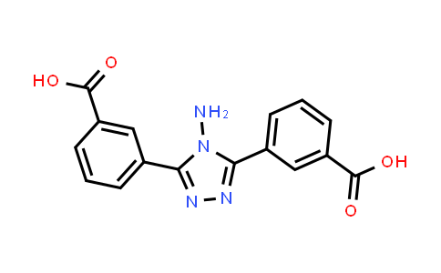 CAS No. 923057-85-6, 3,3'-(4-Amino-4H-1,2,4-triazole-3,5-diyl)dibenzoic acid