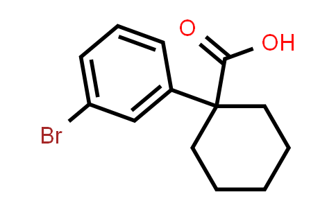 CAS No. 923130-21-6, 1-(3-Bromophenyl)cyclohexane-1-carboxylic acid