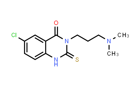 CAS No. 923181-28-6, 6-chloro-3-(3-(dimethylamino)propyl)-2-thioxo-2,3-dihydroquinazolin-4(1H)-one