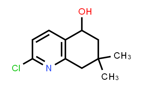 CAS No. 923219-73-2, 2-Chloro-7,7-dimethyl-5,6,7,8-tetrahydroquinolin-5-ol