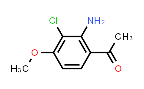 CAS No. 923289-36-5, 1-(2-Amino-3-chloro-4-methoxyphenyl)ethanone