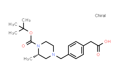 923565-73-5 | (S)-2-(4-((4-(tert-Butoxycarbonyl)-3-methylpiperazin-1-yl)methyl)phenyl)acetic acid