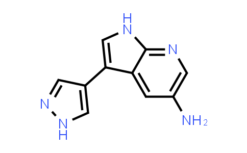 CAS No. 923583-12-4, 1H-Pyrrolo[2,3-b]pyridin-5-amine, 3-(1H-pyrazol-4-yl)-