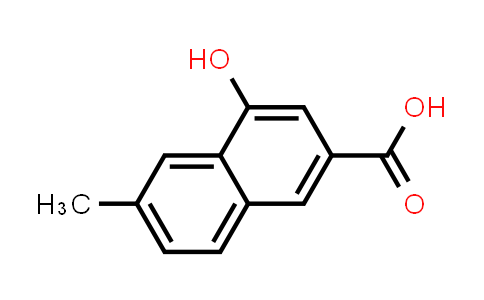 CAS No. 92368-24-6, 2-Naphthalenecarboxylic acid, 4-hydroxy-6-methyl-