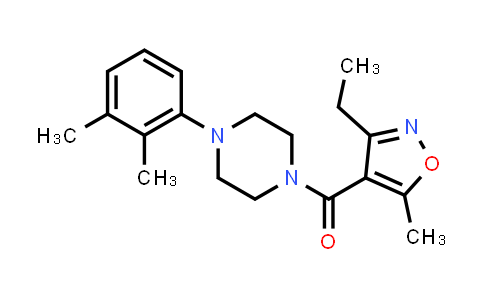 923736-75-8 | Methanone, [4-(2,3-dimethylphenyl)-1-piperazinyl](3-ethyl-5-methyl-4-isoxazolyl)-