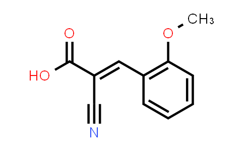 CAS No. 92422-87-2, 2-Cyano-3-(2-methoxyphenyl)acrylic acid
