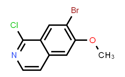 CAS No. 924271-35-2, 7-Bromo-1-chloro-6-methoxyisoquinoline