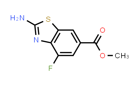 CAS No. 924287-64-9, Methyl 2-amino-4-fluoro-1,3-benzothiazole-6-carboxylate