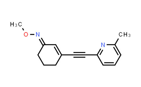 CAS No. 924298-51-1, 2-Cyclohexen-1-one, 3-[2-(6-methyl-2-pyridinyl)ethynyl]-, O-methyloxime