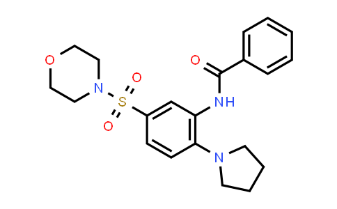 CAS No. 924471-88-5, N-(5-(Morpholinosulfonyl)-2-(pyrrolidin-1-yl)phenyl)benzamide