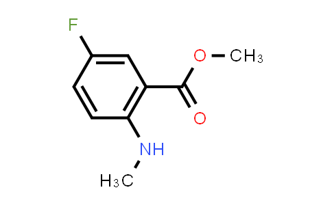 CAS No. 924668-99-5, Methyl 5-fluoro-2-(methylamino)benzoate