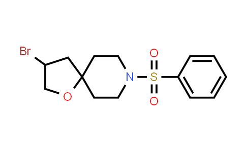 CAS No. 924871-61-4, 1-Oxa-8-azaspiro[4.5]decane, 3-bromo-8-(phenylsulfonyl)-