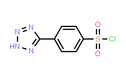 CAS No. 924964-20-5, 4-(2H-Tetrazol-5-yl)benzene-1-sulfonyl chloride