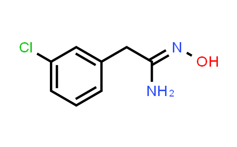 CAS No. 925252-77-3, (Z)-2-(3-Chlorophenyl)-N'-hydroxyacetimidamide