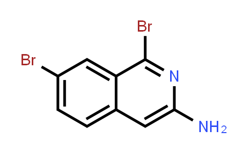 CAS No. 925672-86-2, 1,7-Dibromoisoquinolin-3-amine