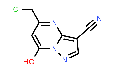 CAS No. 925675-85-0, 5-(Chloromethyl)-7-hydroxypyrazolo[1,5-a]pyrimidine-3-carbonitrile