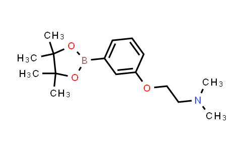 CAS No. 925940-40-5, N,N-Dimethyl-2-(3-(4,4,5,5-tetramethyl-1,3,2-dioxaborolan-2-yl)phenoxy)ethan-1-amine
