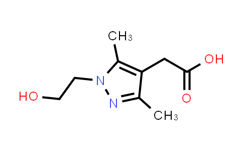 CAS No. 926213-17-4, [1-(2-Hydroxyethyl)-3,5-dimethyl-1H-pyrazol-4-yl]acetic acid