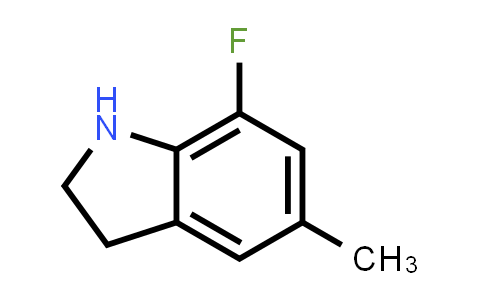 CAS No. 926220-03-3, 1H-Indole, 7-fluoro-2,3-dihydro-5-methyl-
