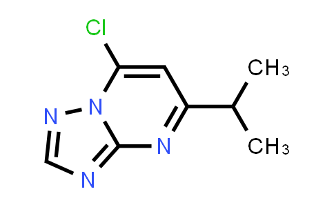 CAS No. 926259-65-6, 7-Chloro-5-isopropyl-[1,2,4]triazolo[1,5-a]pyrimidine
